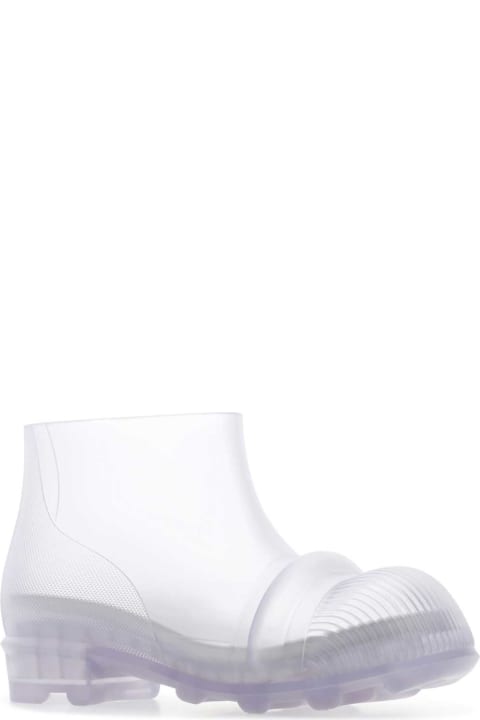 Loewe Boots for Women Loewe Transparent Rubber Ankle Boots