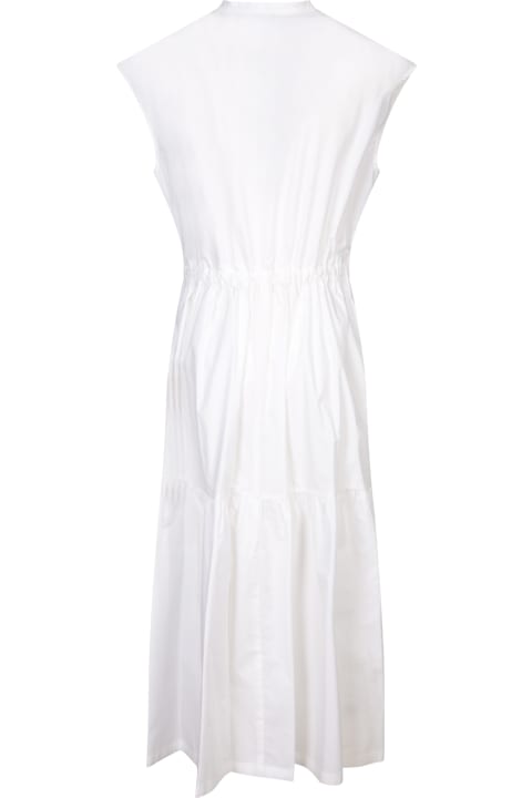 Woolrich Dresses for Women Woolrich White Midi Shirt Dress