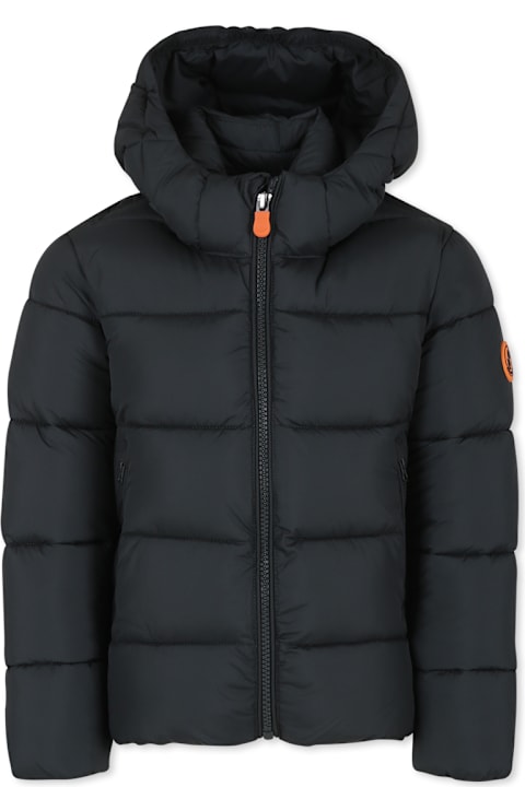 Homeware Save the Duck Green Down Jacket For Boy