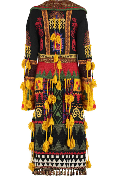 Homeware Etro Wool Blend Maxi-cardigan