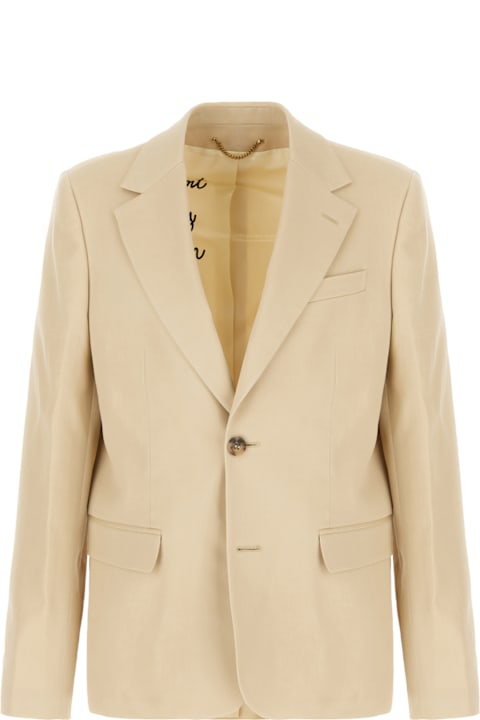 Golden Goose for Men Golden Goose Beige Wool Blend Blazer