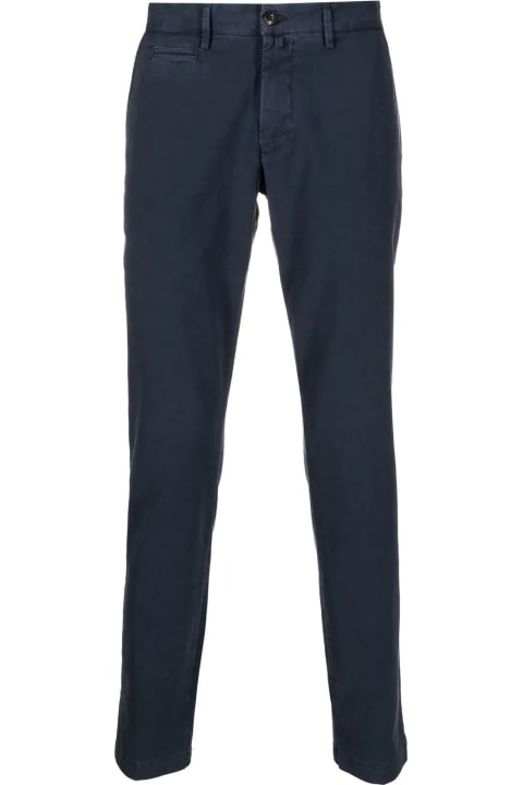 Blue Chinos Cotton Trousers