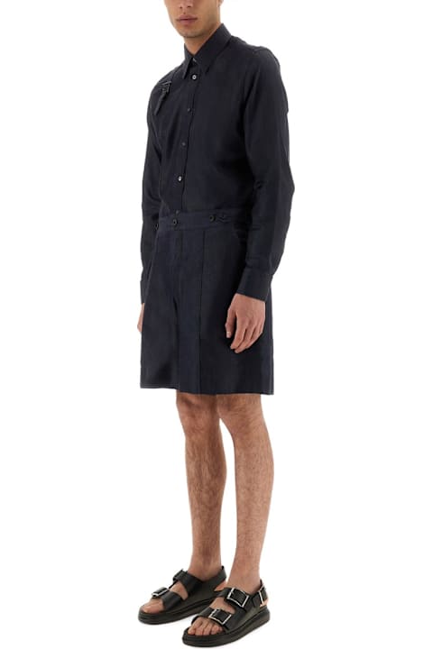Alexander McQueen Pants for Men Alexander McQueen Short In Denim
