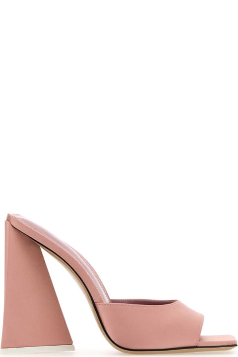 Sandals for Women The Attico Pink Satin Devon Mules