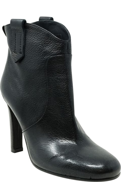 Golden Goose Women Golden Goose Golden Goose Kelsey Black Leather Ankle Boots