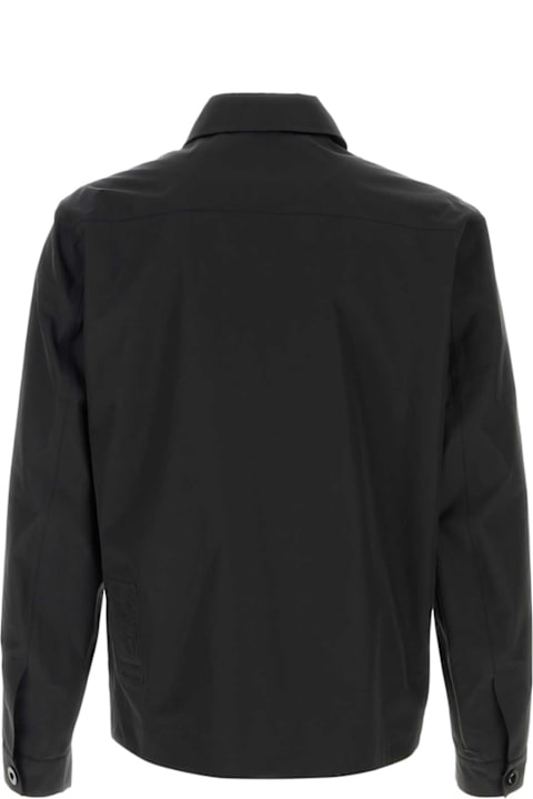 Ten C for Kids Ten C Black Nylon Blend Bonded Shirt