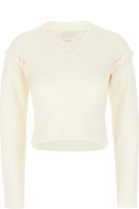 Genny Clothing for Women Genny Ivory Wool Sweater