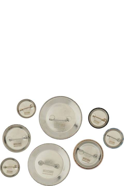 Ties for Women Moschino Set Of Eight Pins