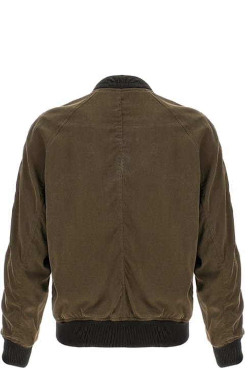 Tom Ford Menのセール Tom Ford Gabardine Fluid Bomber Jacket