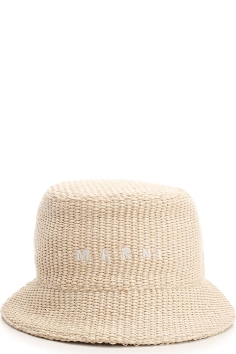 Marni Hats for Women Marni Cotton Bucket Hat