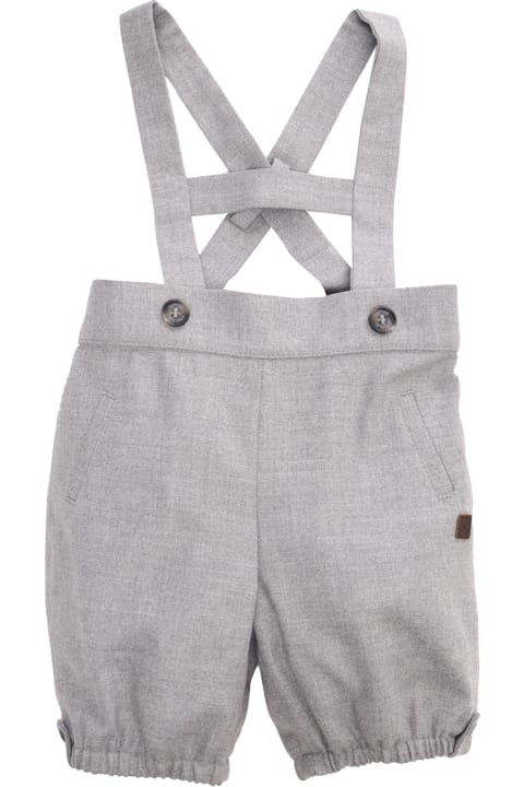 Bottoms for Baby Boys Tartine et Chocolat Pants With Suspenders
