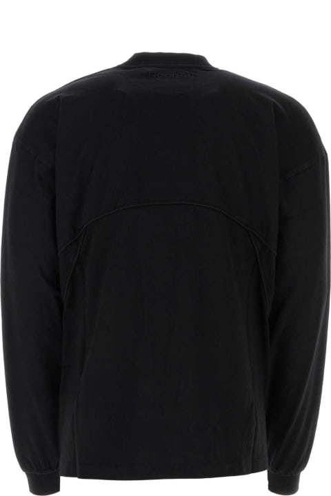 Reebok Fleeces & Tracksuits for Men Reebok Black Cotton Oversize T-shirt