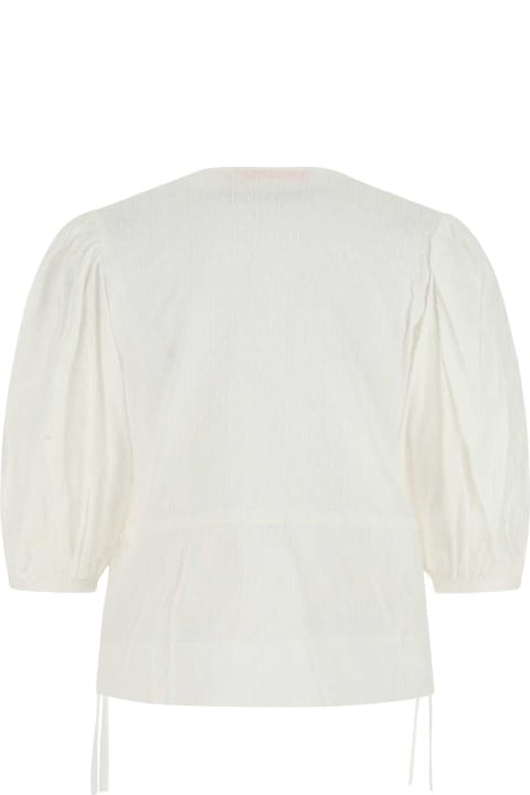 See by Chloé for Women See by Chloé White Cotton Top