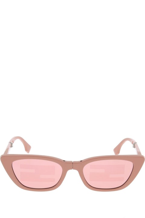 メンズ アクセサリー Fendi Eyewear Cat-eye Frame Sunglasses