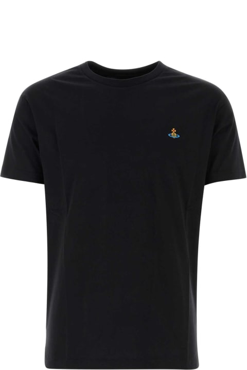Clothing for Men Vivienne Westwood Black Cotton T-shirt