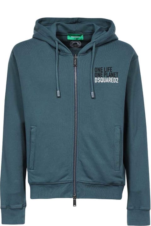 Dsquared2 سترات صوف وبدل رياضية لـ القسم الرجالي Dsquared2 Full Zip Hoodie