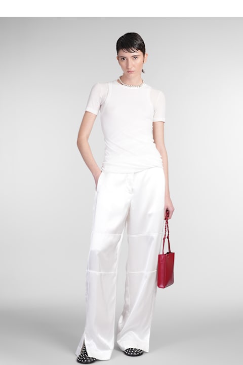 Homeware Jil Sander Top Cn Ls Topwear In White Cotton