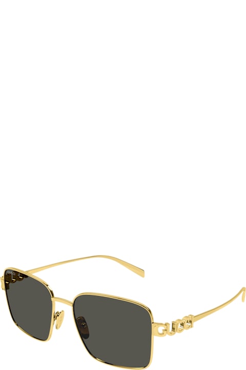 Gucci Eyewear for Kids Gucci Eyewear Gucci Gg1937s Linea Name Of Brand 001 Gold Grey Sunglasses