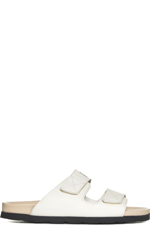 Homeware Palm Angels Leather Logo Sandals