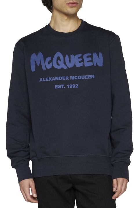 Alexander McQueen Cotton Logo Sweatshirt | italist