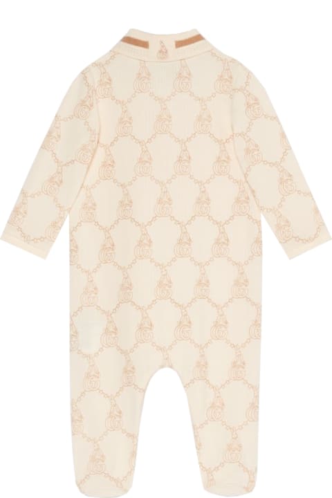 Bodysuits & Sets for Baby Girls Gucci Romper With Embroidery