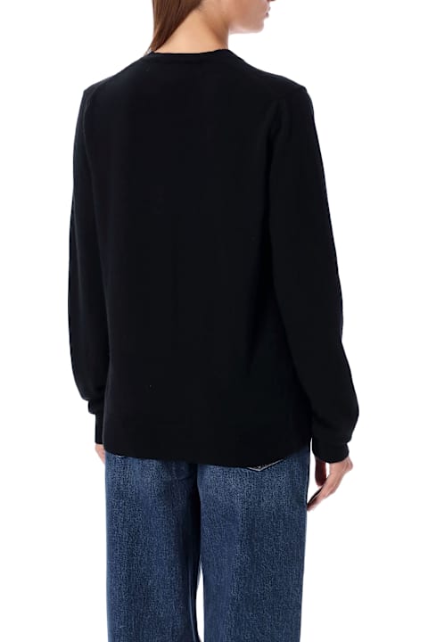 Underwear for Men Comme des Garçons Play Red Heart Patch V-neck