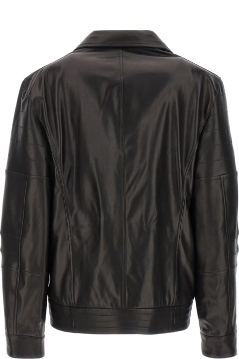 Brunello Cucinelli Clothing for Women Brunello Cucinelli Leather Biker Jacket