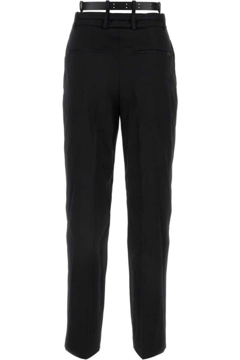 Jil Sander Pants & Shorts for Women Jil Sander Wide Leg Belted Tailored Trousers