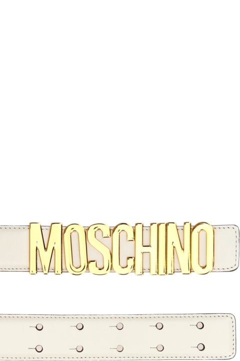 ウィメンズ ベルト Moschino Leather Belt