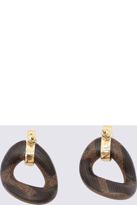 أقراط لـ السيدات Fendi Tobacco Earrings