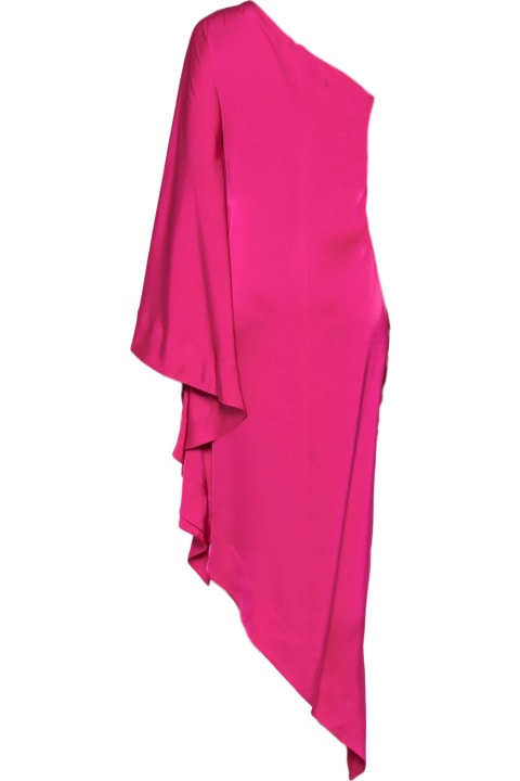 Alexandre Vauthier for Women Alexandre Vauthier Fuchsia Pink Satin Finish Dress