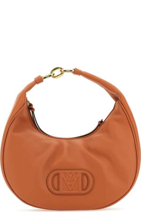MCM Totes for Women MCM Caramel Nappa Leather Mode Travia Handbag