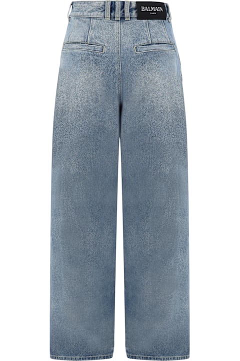 Balmain Jeans for Women Balmain Pleated Jeans