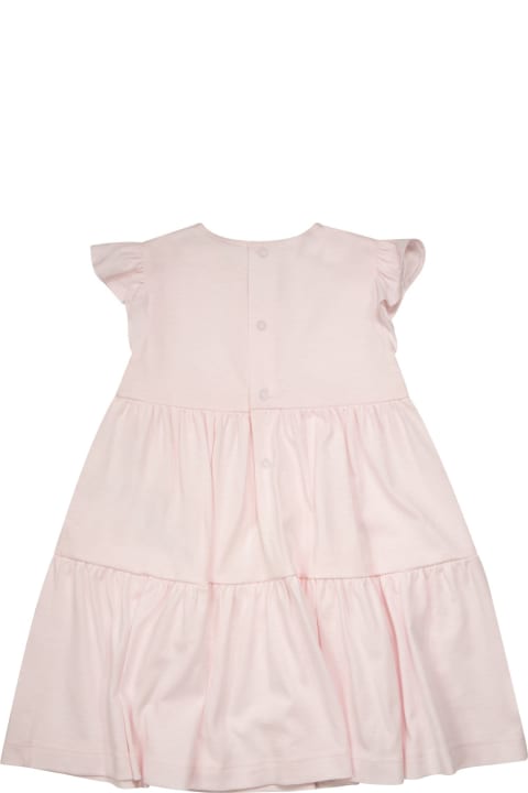 Dresses for Girls Il Gufo Baby Jersey Dress With Flower