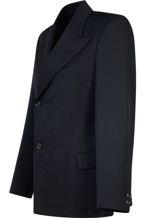 Maison Margiela Coats & Jackets for Men Maison Margiela Black Wool Blazer