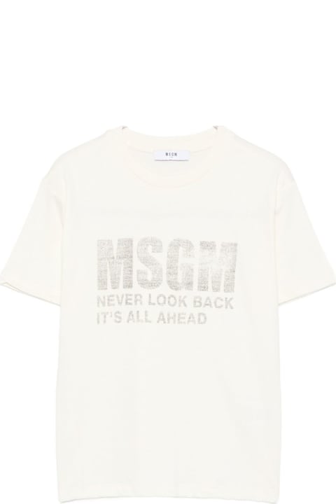 Fashion for Women MSGM Msgm Kids Cotton T-shirt With Print