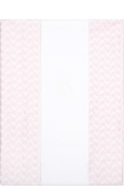 Etro Accessories & Gifts for Baby Girls Etro Pink Sheet Set For Baby Girl With Paisley Pattern