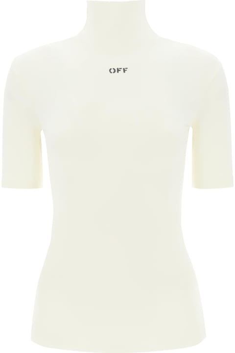 Off-White Topwear for Women Off-White Fitted Top