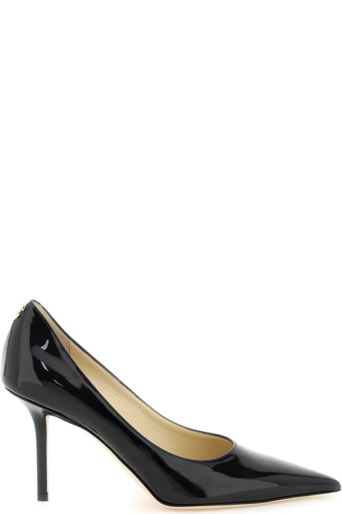 High-Heeled Shoes for Women Jimmy Choo Patent Leather Love 85 Pumps