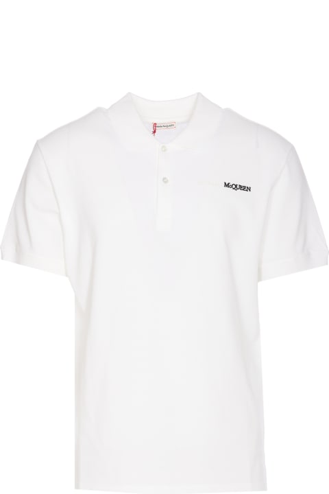 Topwear for Men Alexander McQueen Logo Polo Shirt