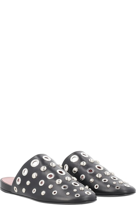 Premiata for Kids Premiata Leather Slipper With Studs