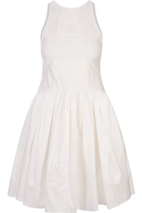 Jil Sander Dresses for Women Jil Sander White Mini Sleeveless Dress