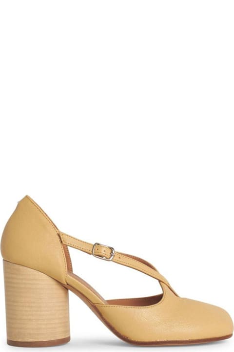 Maison Margiela High-Heeled Shoes for Women Maison Margiela Tabi Toe Block Heeled Pumps