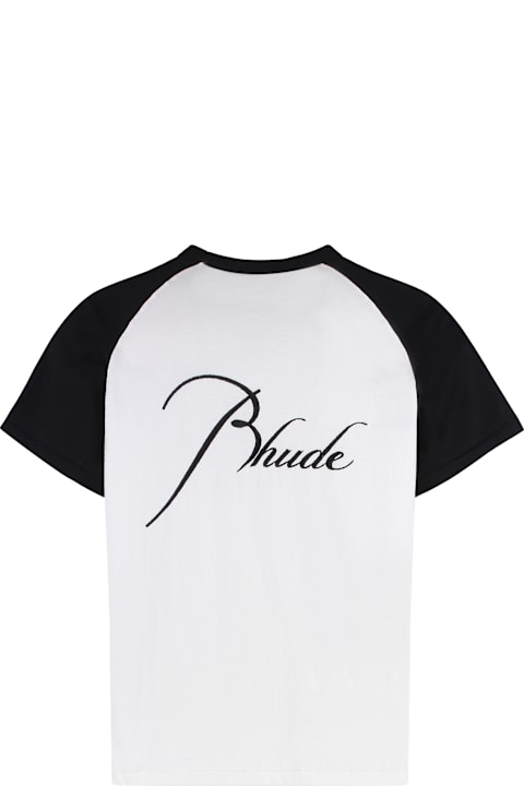 Homeware Rhude Printed Cotton T-shirt
