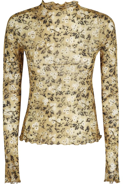 Thin Jersey Top With Sport Finishings