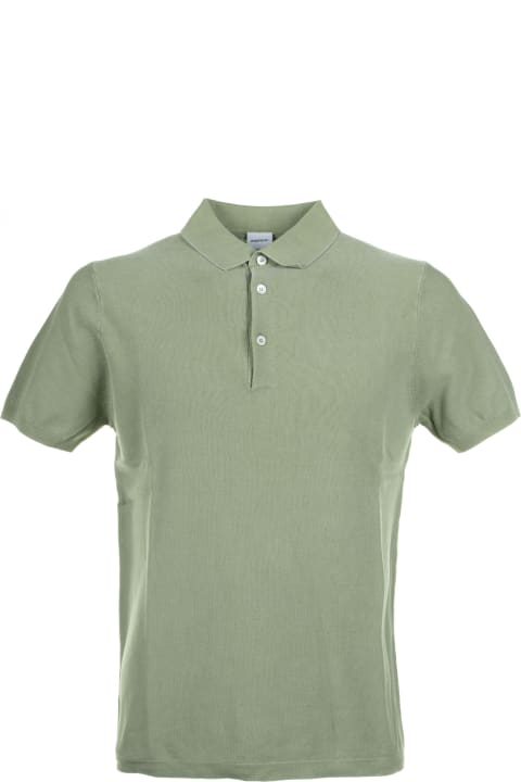 Fashion for Men Aspesi Green Short-sleeved Polo Shirt
