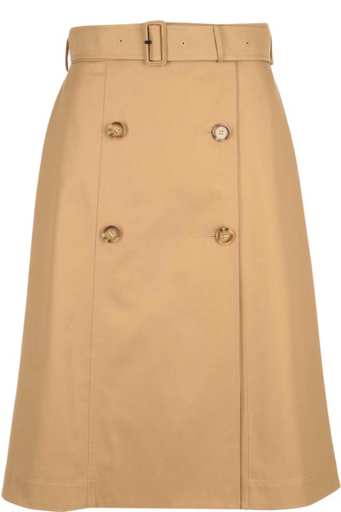 Burberry Sale for Women Burberry 'baleigh' Trench-style Skirt