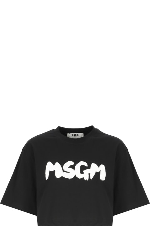 Clothing for Women MSGM T-shirt With Logo