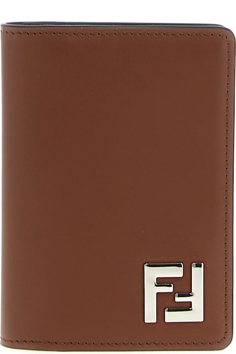 メンズ アクセサリー Fendi 'squared Ff' Card Holder