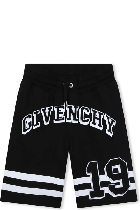 Givenchy Sale for Kids Givenchy Black Givenchy 1952 Shorts